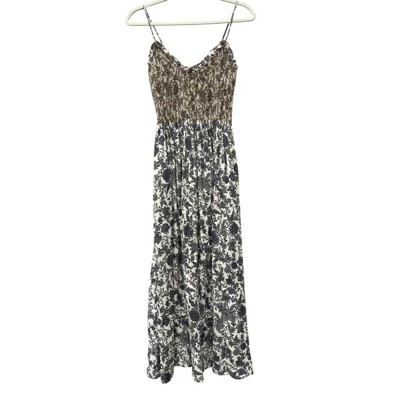 Free People Dresses & Skirts - Free People Sweet Nothings Floral Print Sleeveless Maxi Sundress Tea Combo Small
